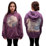"Asian Tiger" - Luxury Oversized Hoodie (Purple Haze)