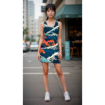 Bodycon Dress - ¨Wave¨ Line