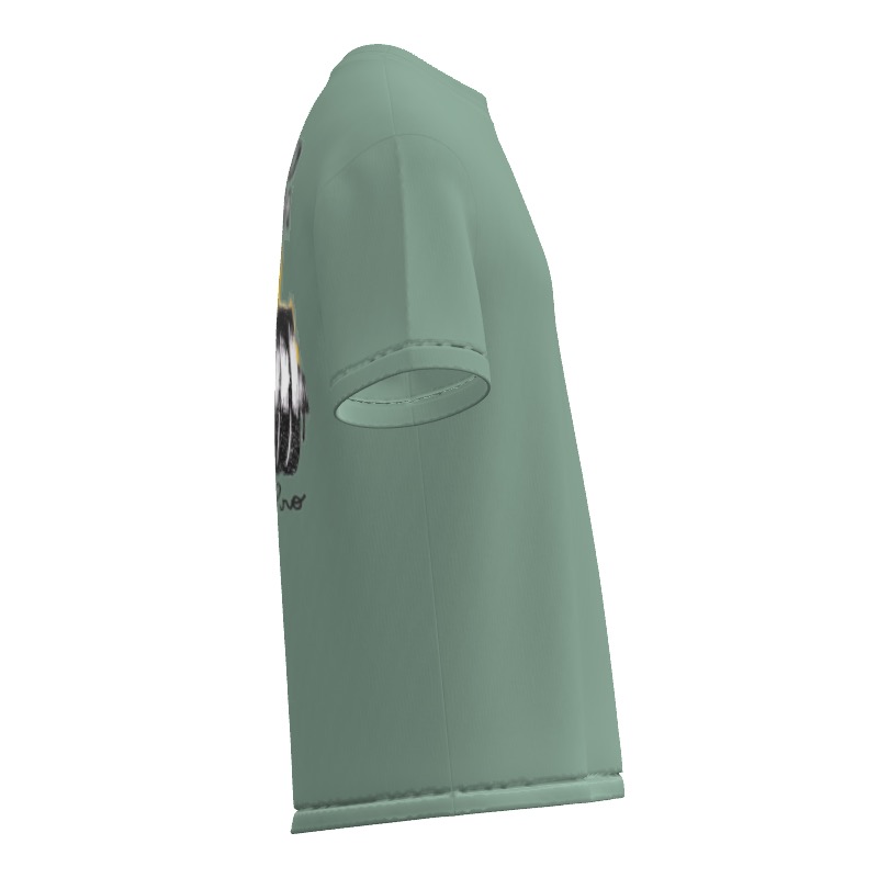 Heavyweight Organic T-Shirt (S.B.Pro) Ironclad Strength (Aloe) - Image 4