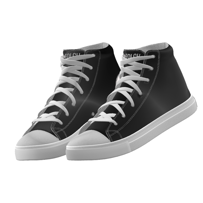 Men's Sneakers - Wear Your Story (Black) - Image 4