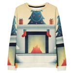 Premium Sweatshirt - Xmas Fireplace