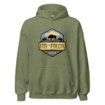 "Mountain Bison" - Everyday Hoodie (Military Green)