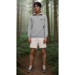 Unisex Quarter Zip Pullover - Grey